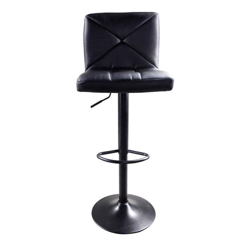Ebern Designs Franich Swivel Adjustable Height Bar Stool & Reviews